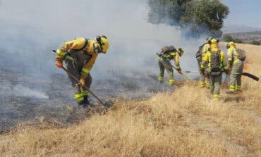 Controlado un incendio forestal de Colmenar Viejo tras afectar a pastos y pie de enebro
