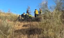 Herido un ciclista en Rivas tras sufrir una caída en una zona de difícil acceso cerca de la M-203