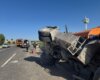 Un camionero, herido grave tras volcar en la M-503 en Majadahonda