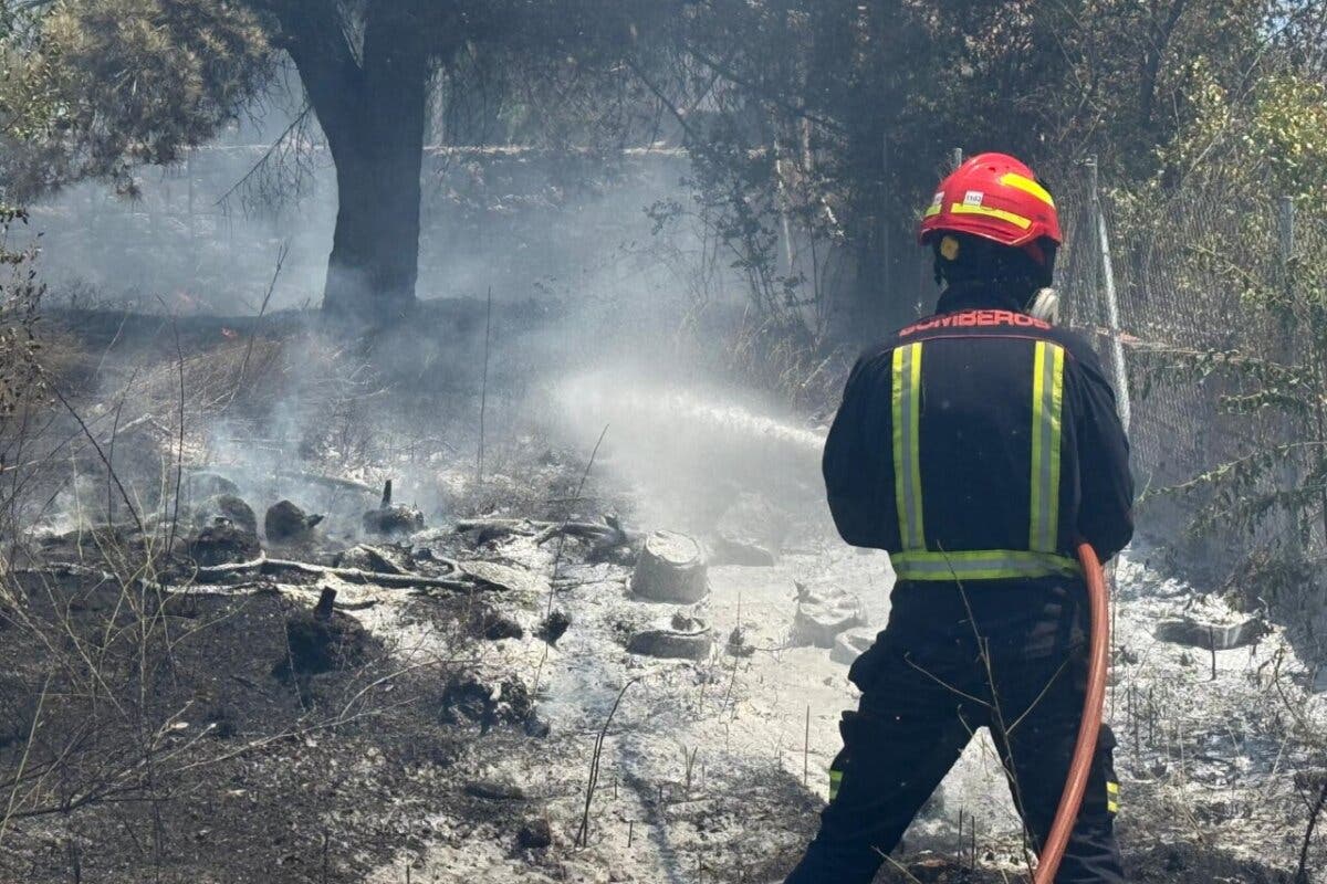 Susto en Colmenarejo por un incendio que amenazaba a varios chalets