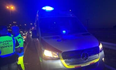 Herido grave un motorista de 50 años en un accidente en la M-50
