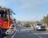 Estabilizado un incendio con tres focos en Zarzalejo tras el desalojo de una urbanización y el corte de la M-532