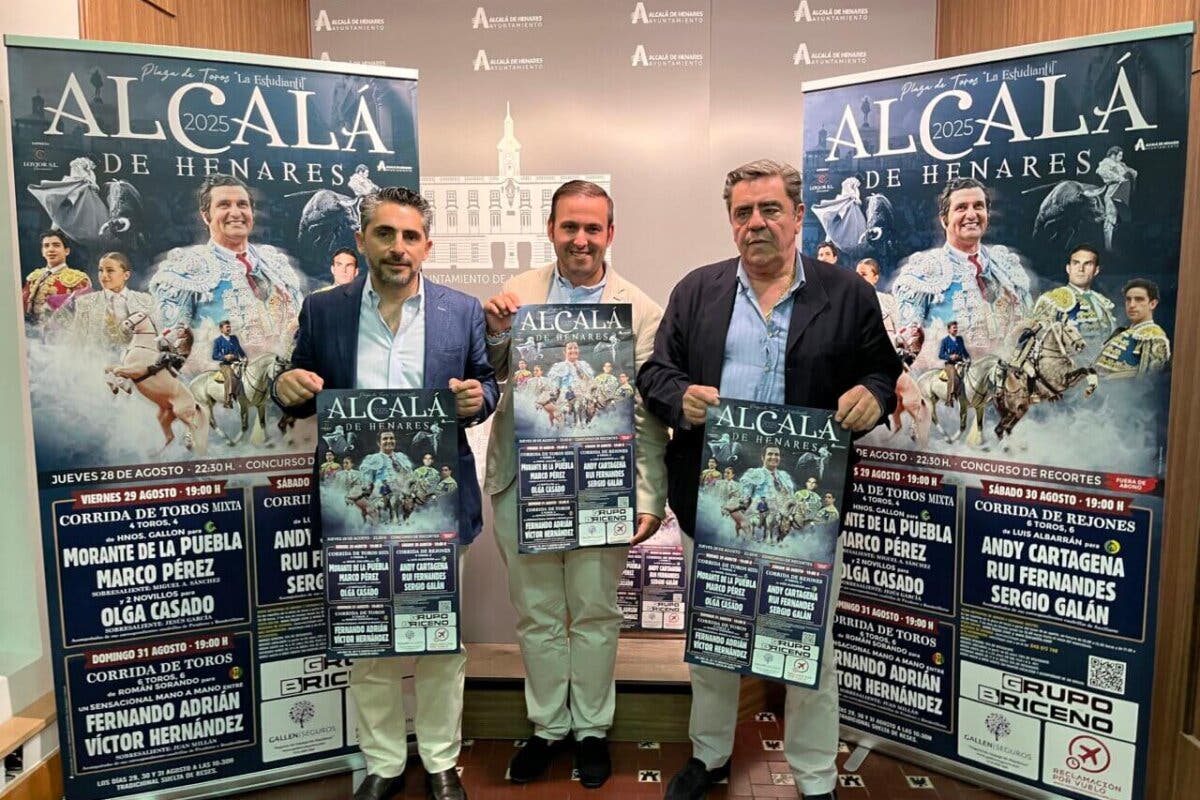 Morante y Fernando Adrián lideran el regreso de los toros a Alcalá de Henares