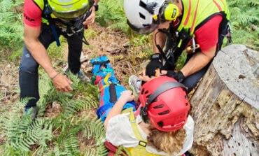 Una senderista de 69 años, rescatada en Rascafría con fractura de tibia y peroné
