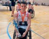 Samuel Pariente, el joven de Torrejón subcampeón de España sub-22 de baloncesto en silla de ruedas