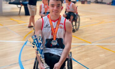 Samuel Pariente, el joven de Torrejón subcampeón de España sub-22 de baloncesto en silla de ruedas