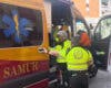 Muy grave un trabajador tras cortarse el cuello con una radial en Ciudad Lineal