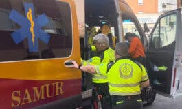 Muy grave un trabajador tras cortarse el cuello con una radial en Ciudad Lineal