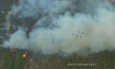 Un incendio en Colmenar Viejo obliga a cortar la M-104 y a activar la situación 1 del INFOMA