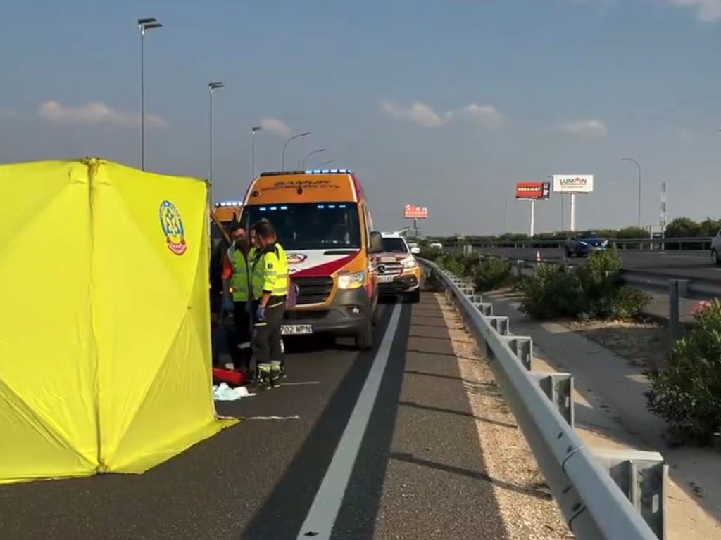 Muere un motorista de 42 años en un accidente en la M-40