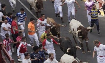Siete heridos en el sexto encierro de San Sebastián de los Reyes, uno por varetazo
