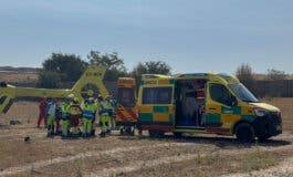Herido grave un trabajador tras quedar atrapado en una máquina en una yesería de Valdemingómez