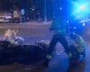 Herido muy grave un repartidor de pizzas en moto tras sufrir un accidente en Madrid