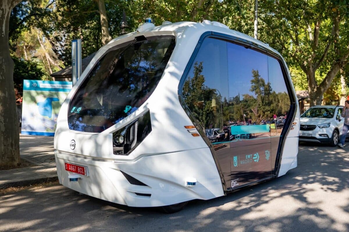 Madrid estrena su primer autobús sin conductor en la Casa de Campo