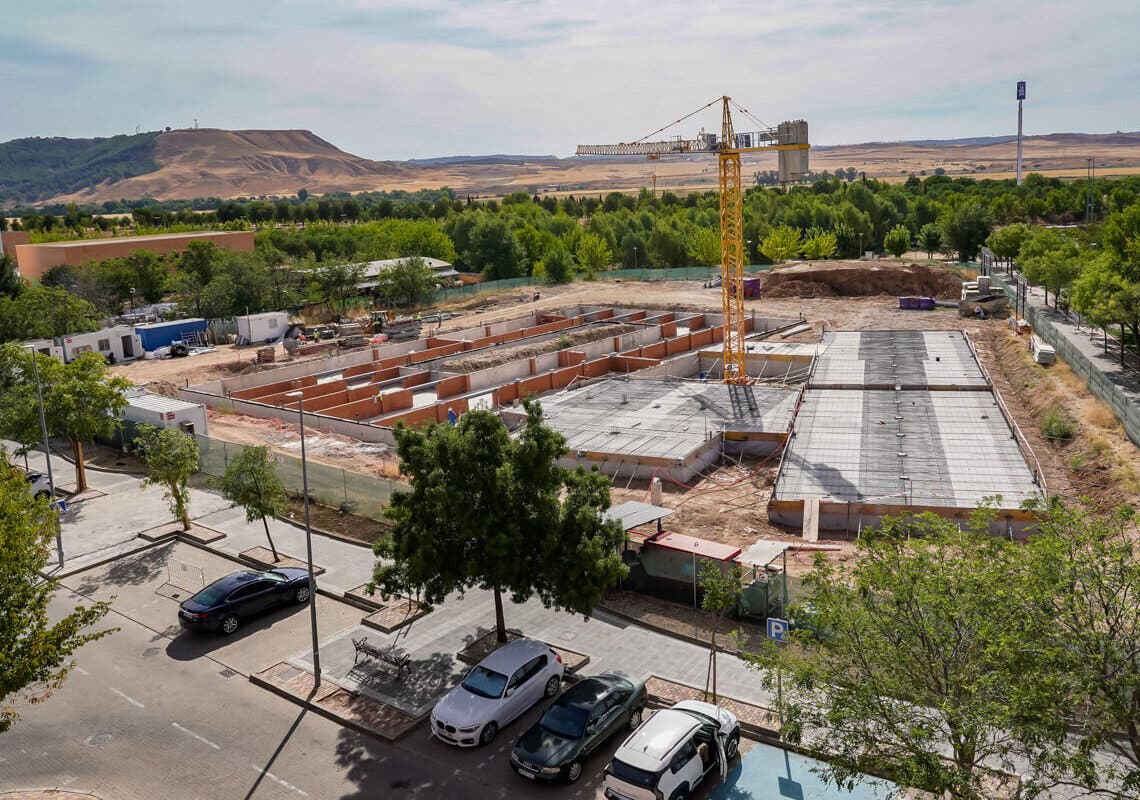 Avanzan las obras del séptimo centro de salud de Torrejón, que abrirá el próximo verano