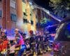 Siete intoxicados por humo en un incendio en Puente de Vallecas
