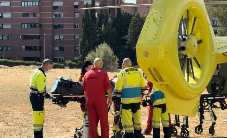 Herida grave una mujer en Morata al incendiarse una sartén