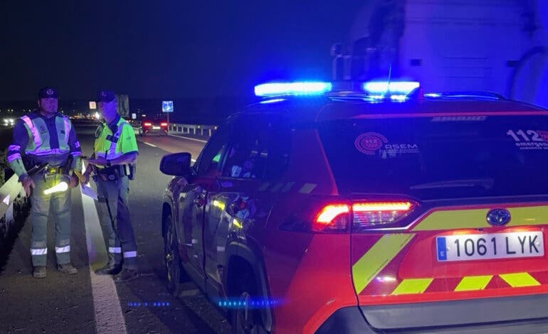Muere una joven de 24 años en un accidente de tráfico en la A-3 en Estremera