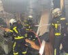 Arde una nave de bricolaje en Aranjuez y las llamas afectan a otra nave