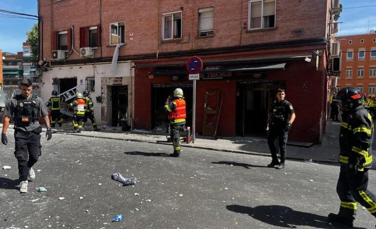 Ascienden a 25 los heridos por una explosión en un bar de Puente de Vallecas