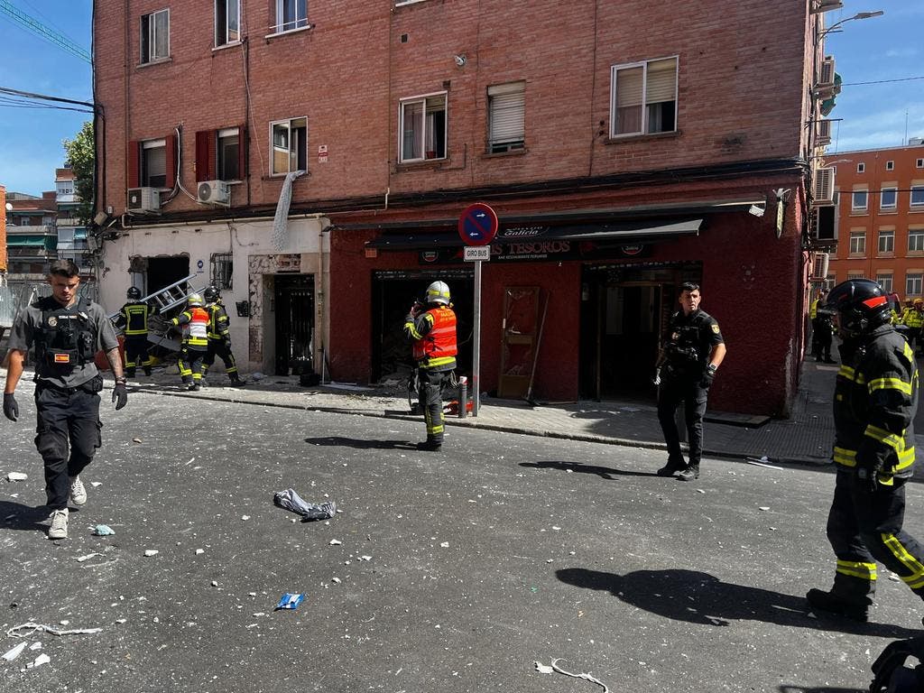 Ascienden a 21 los heridos por una explosión en un bar de Puente de Vallecas