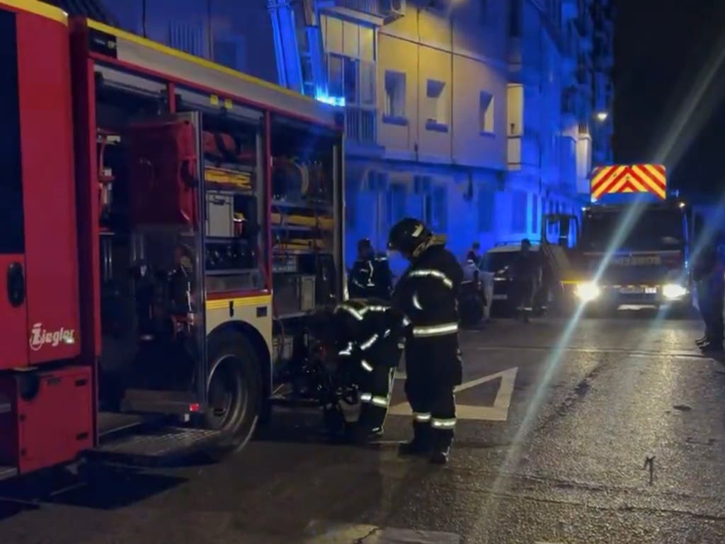 Muere un hombre en el incendio de una vivienda en Madrid