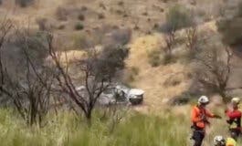 Muere un joven de 27 años al caer un vehículo por un terraplén en Valdepeñas de la Sierra (Guadalajara)