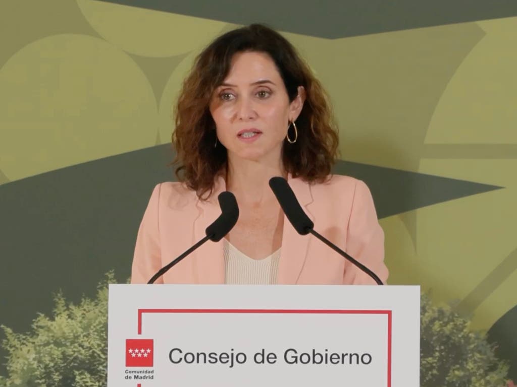 Ayuso acusa al Gobierno de usar Gaza y la «kale borroka» para crear un clima «guerracivilista»