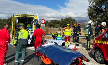 Muere un hombre y una mujer resulta herida grave en un choque frontal en la M-607