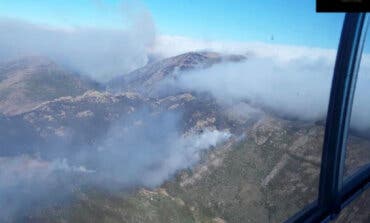 Un rayo, posible causa del incendio de Peñalba de la Sierra en Guadalajara