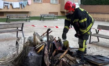 Dos heridos graves en el incendio de una vivienda en Latina, en Madrid