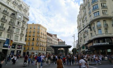 Susto en Gran Vía: detenido tras amenazar con causar una explosión en un piso de Montera