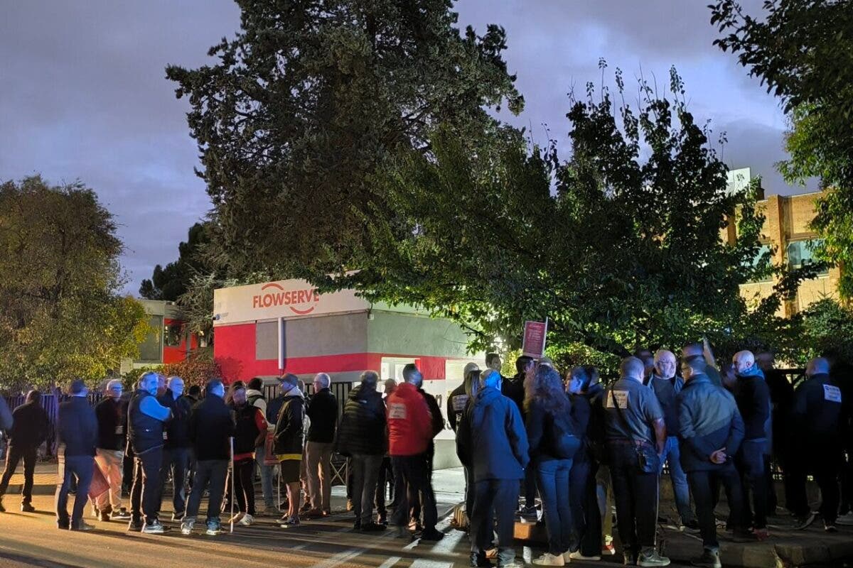Los trabajadores de Flowserve en Coslada convocan una manifestación contra los 136 despidos