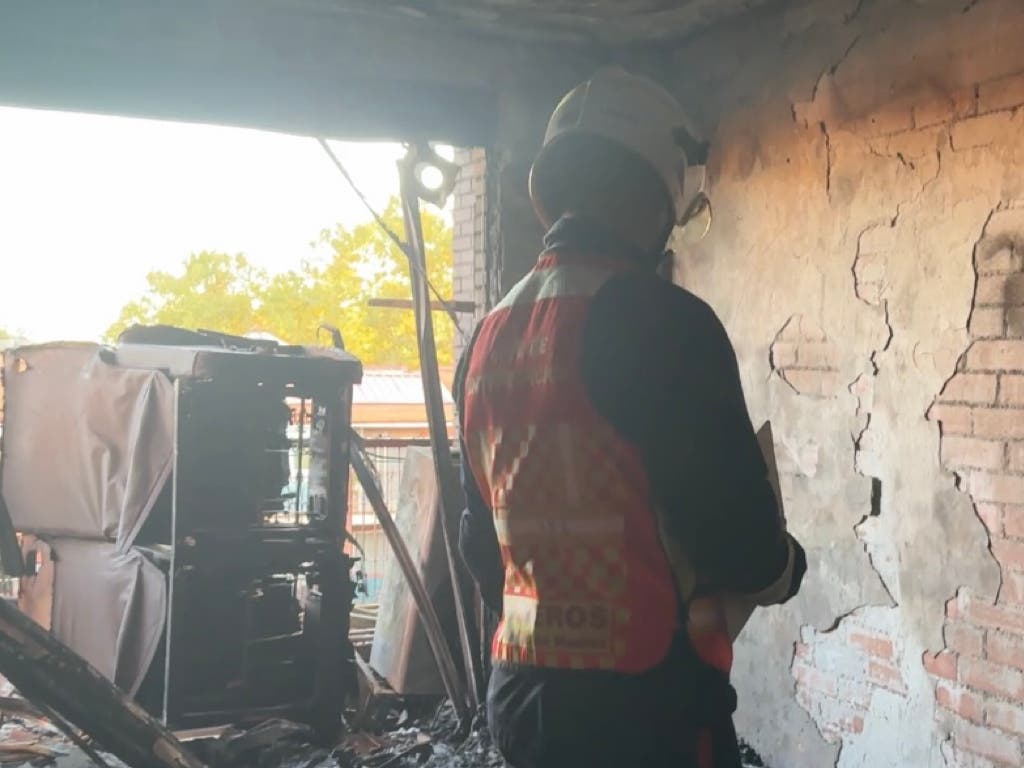 Un incendio en una vivienda de Rivas obliga a desalojar un bloque de cuatro plantas