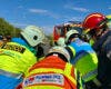 Muere el conductor de una furgoneta tras chocar con un autocar escolar en Guadarrama