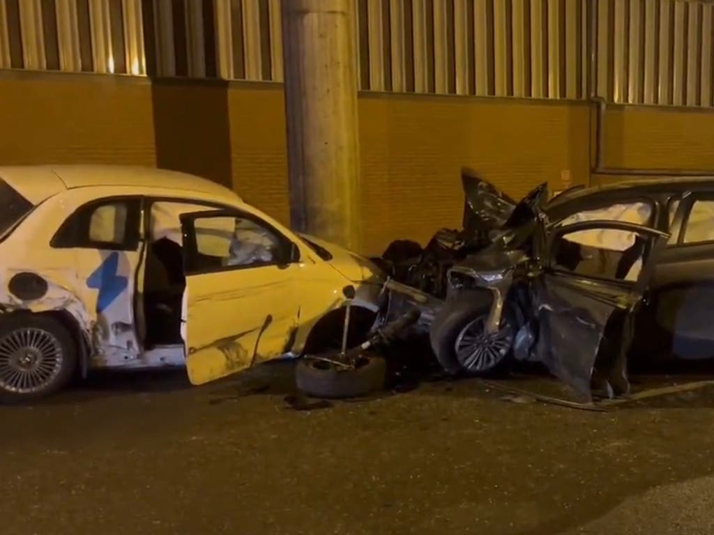Seis heridos en dos accidentes de tráfico ocurridos esta madrugada en Madrid