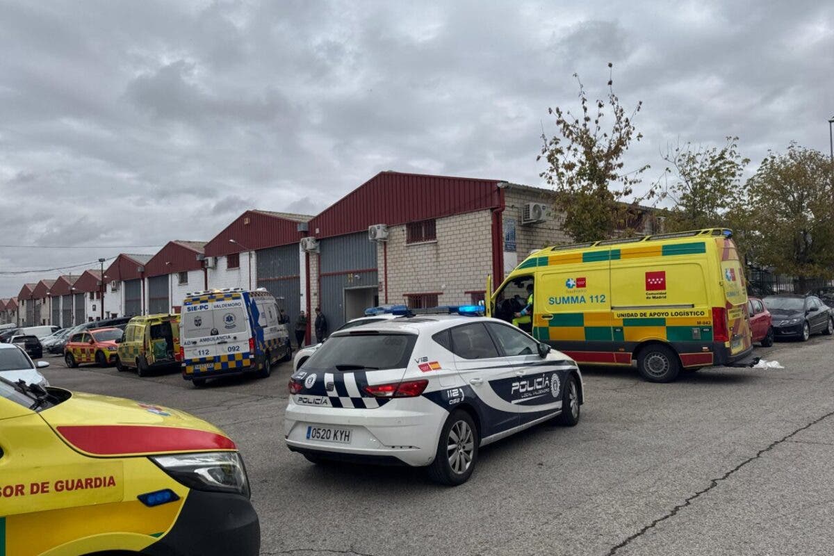 Un muerto y un herido grave en dos accidentes laborales en Valdemoro y Madrid