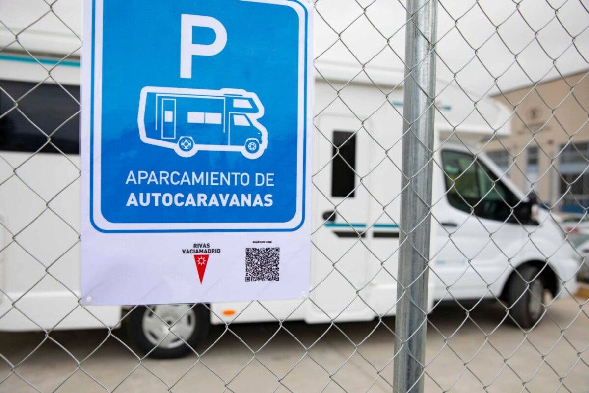 Rivas estrena un aparcamiento gratuito para autocaravanas con 35 plazas y todos los servicios