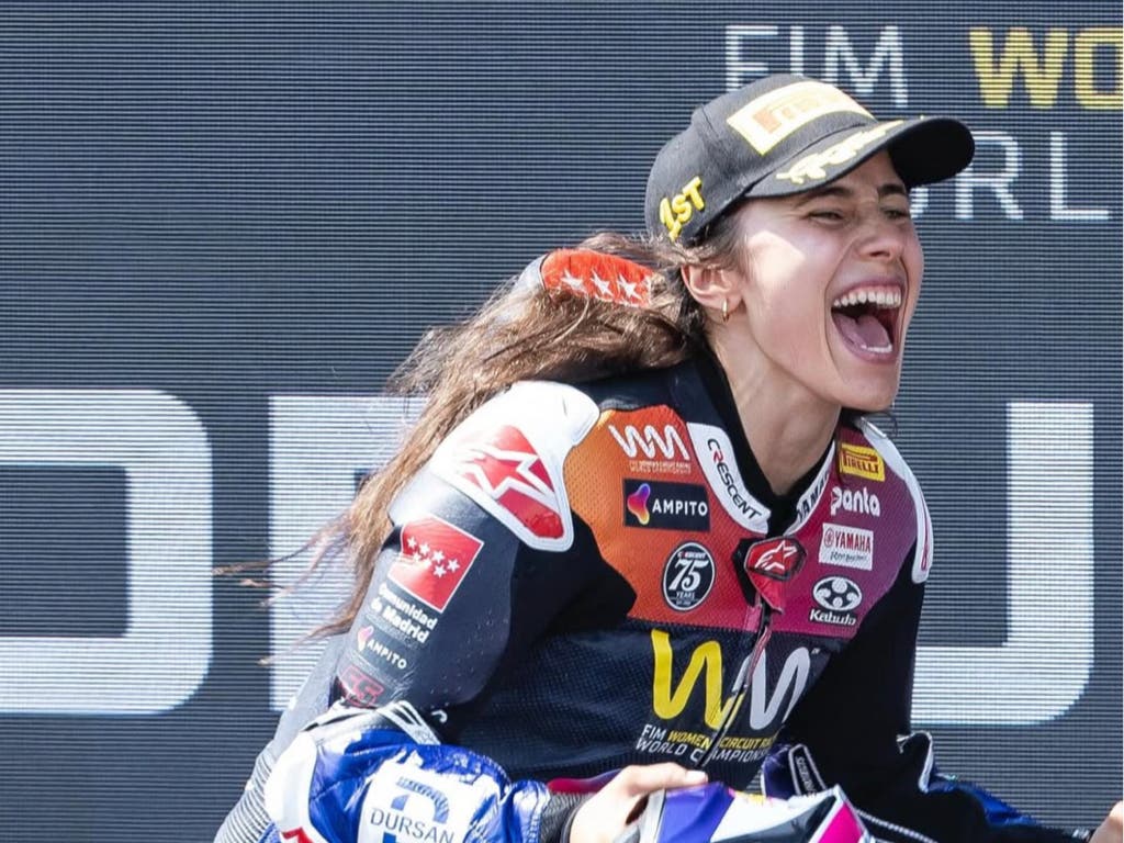 Una comitiva motera recibirá en Arganda a Beatriz Neila tras conquistar el subcampeonato del mundo