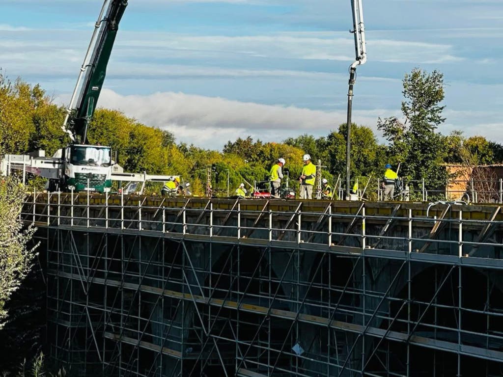 Avanzan las obras en el Puente de Zulema y la Comunidad promete acortar los plazos