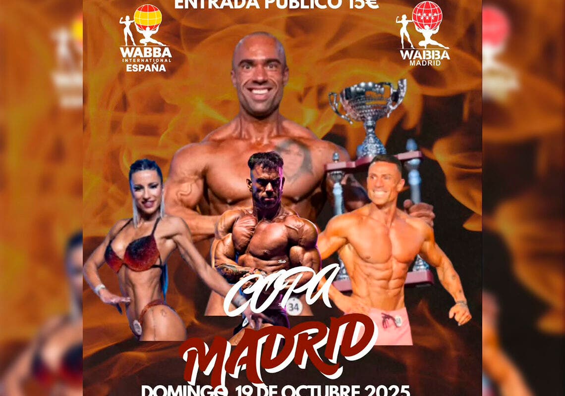 Torrejón de Ardoz acoge este domingo la Copa Madrid de bodybuilding amateur