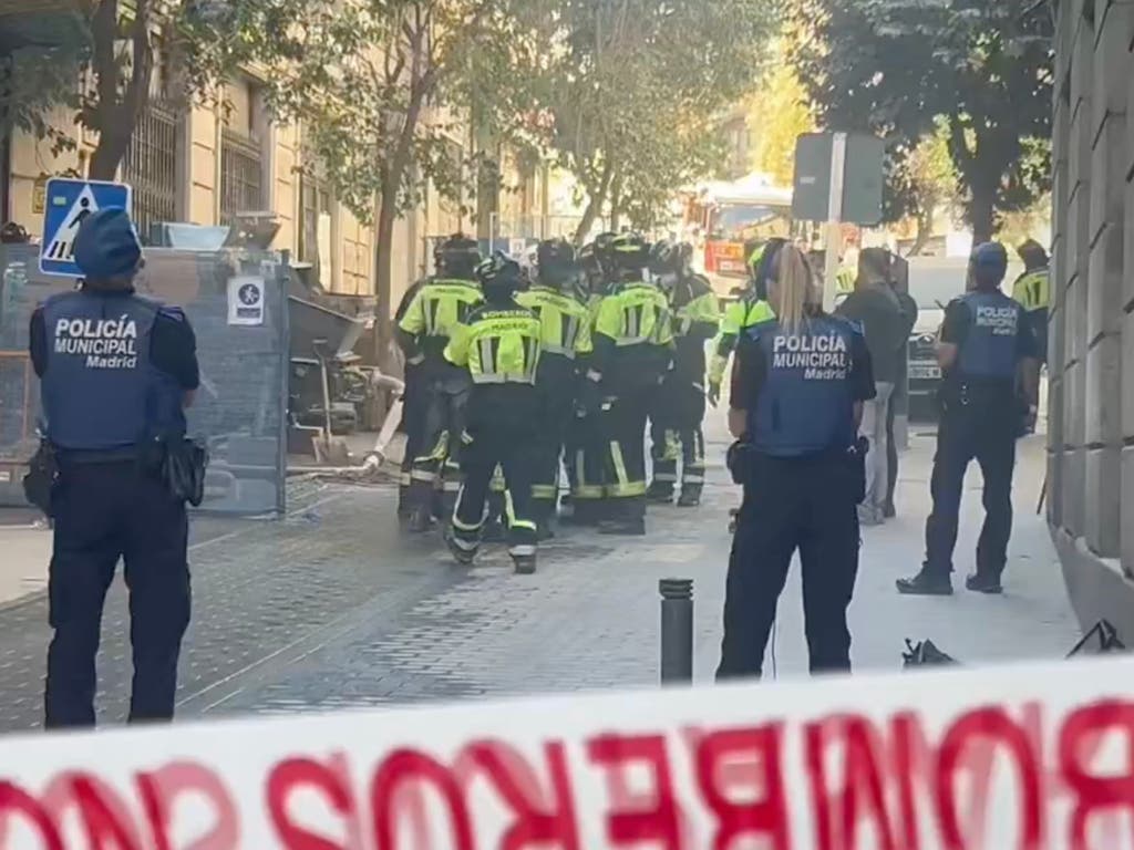 Se derrumba un edificio en obras en el centro de Madrid con varios heridos y desaparecidos