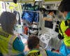 Grave un hombre de 75 años con oxígeno por una deflagración al encenderse un cigarrillo en su casa en Madrid