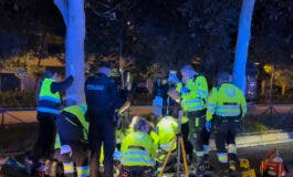 Herido grave un joven de 25 años tras ser atropellado por un taxi en el Paseo de la Castellana