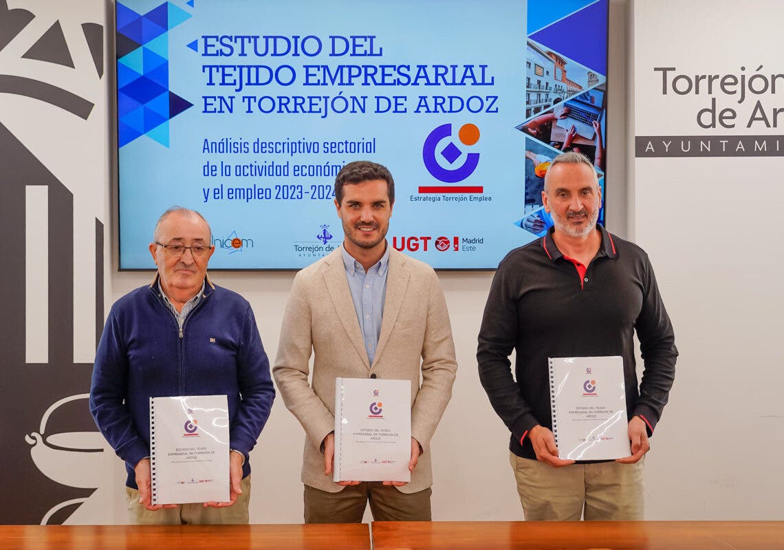 Torrejón pasa de 6.000 a más de 8.000 empresas en dos años y presenta un estudio sobre su tejido empresarial