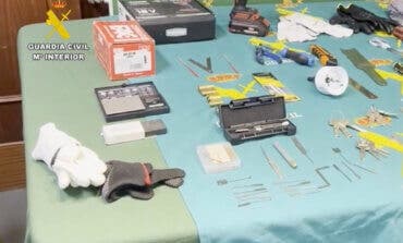 La Guardia Civil desarticula en Madrid un grupo que robaba hasta tres casas al día