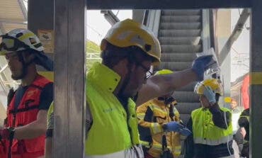 Herido grave un hombre al quedar atrapado por un brazo bajo un tren de Cercanías en Villaverde Bajo