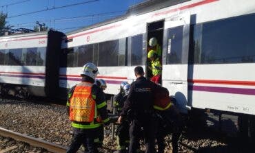 Cortado el servicio de Cercanías entre Vicálvaro, Coslada y San Fernando hasta las 13:00 horas por la retirada del tren descarrilado