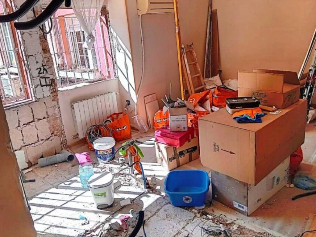 Detenido en Puente de Vallecas tras un derrumbe en una obra ilegal con tres obreros sin contrato ni papeles