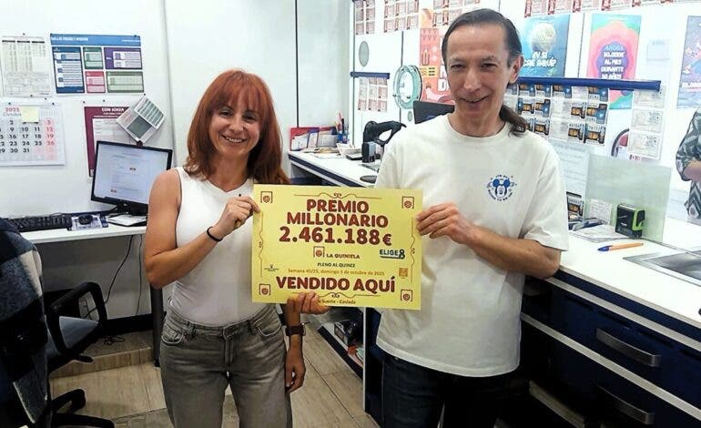 Un vecino de Coslada gana más de 2,4 millones de euros con La Quiniela
